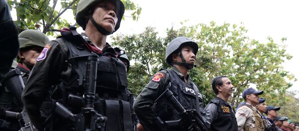 Сотрудники полиции и военные в Таиланде, архивное фото - Sputnik Беларусь