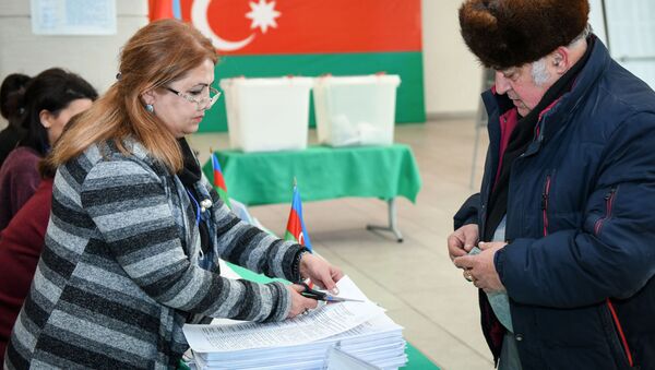 Парламентские выборы в Азербайджане - Sputnik Беларусь