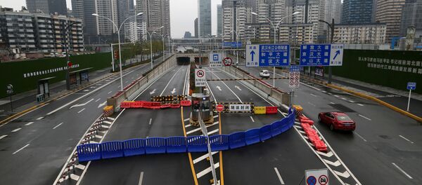 Туннель в закрытый город Ухань под рекой Янцзы перекрыт - Sputnik Беларусь