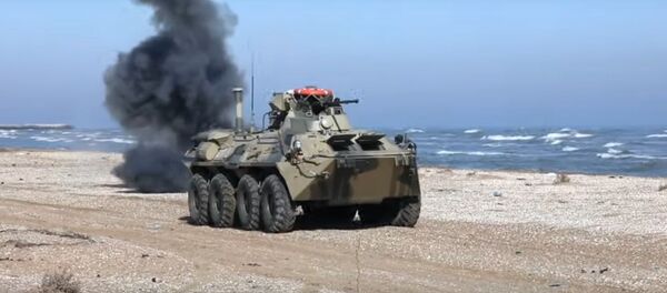 Российские морпехи показали высадку в Нормандии по-дагестански - Sputnik Беларусь