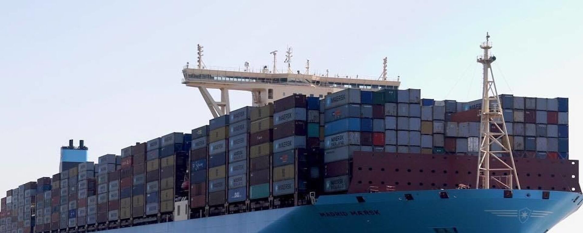 Контейнеровоз компании MAERSK - Sputnik Беларусь, 1920, 01.03.2026