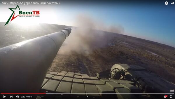 Мінабароны паказала, як танкі страляюць кіраванымі ракетамі - Sputnik Беларусь