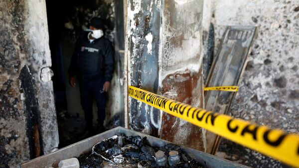 Последствия пожара в детском доме на Гаити - Sputnik Беларусь