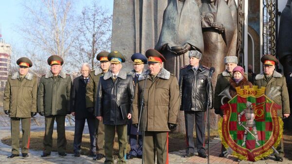 Митинг на Острове Скорби в День памяти воинов-интернационалистов - Sputnik Беларусь
