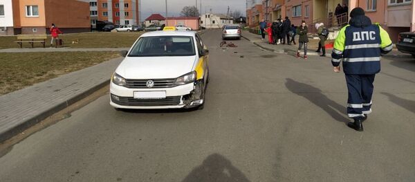 Место ДТП в Жлобине - Sputnik Беларусь