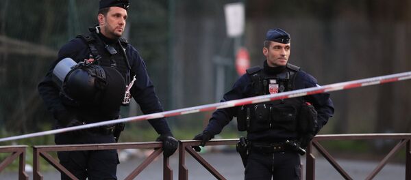 Полиция в Париже, архивное фото - Sputnik Беларусь