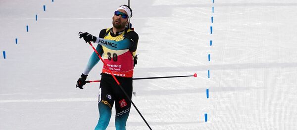 Французский биатлонист Мартен Фуркад Французский биатлонист Мартен Фуркад - Sputnik Беларусь