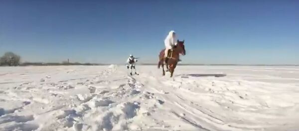 Буденному на зависть: российские военные занимаются скиджорингом – видео - Sputnik Беларусь