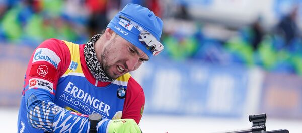 Российский биатлонист Александр Логинов - Sputnik Беларусь