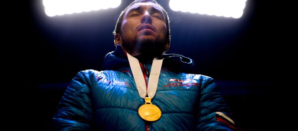 Российский биатлонист Александр Логинов - Sputnik Беларусь