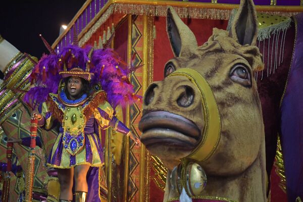 Открытие бразильского карнавала в Сан-Паулу, Бразилия - Sputnik Беларусь