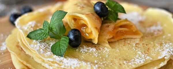 Блины на тарелке - Sputnik Беларусь