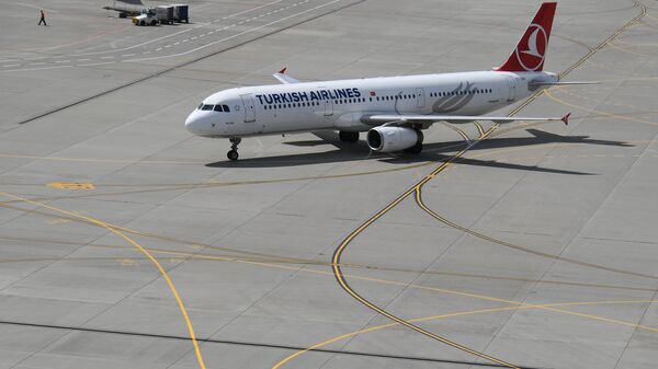 Самалёт Airbus A330 турэцкай авіякампаніі Turkish Airlines - Sputnik Беларусь