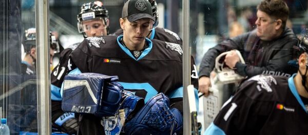 Голкипер минского Динамо Михаил Карнаухов - Sputnik Беларусь