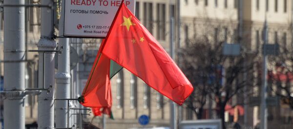 Флаги Китая и Беларуси - Sputnik Беларусь