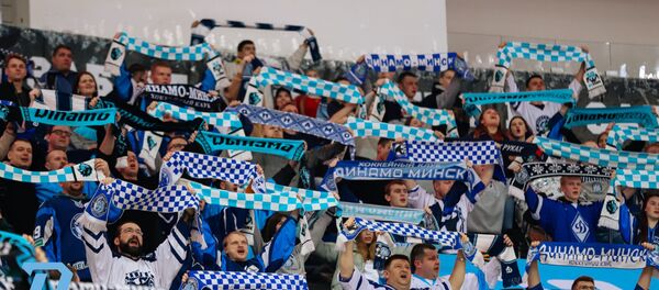Болельщики хоккейного Динамо-Минск - Sputnik Беларусь