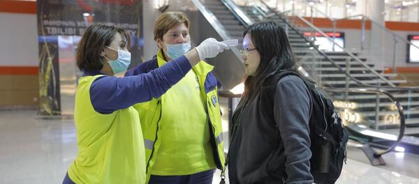 Проверка пассажиров в аэропорту Тбилиси - Sputnik Беларусь