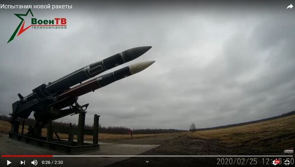 Апублікавана відэа выпрабаванняў беларускай кіраванай ракеты для Бука - Sputnik Беларусь