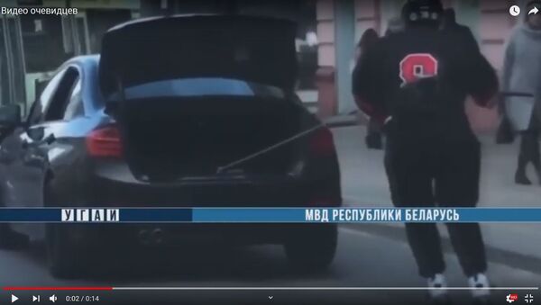 Гомельский экстремал собрал воедино хоккей, BMW, лайки и штраф - видео - Sputnik Беларусь
