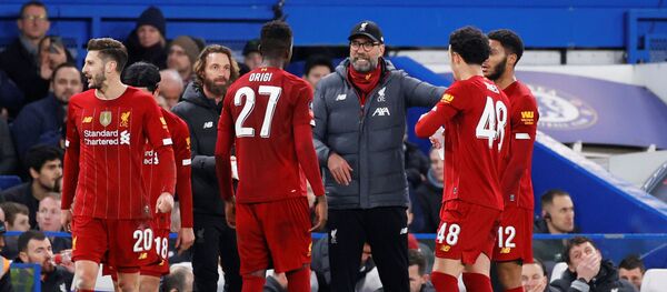 Футболисты Ливерпуля и главный тренер Юрген Клопп - Sputnik Беларусь