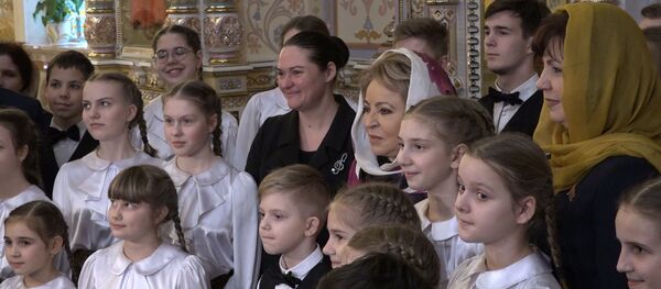 Валентина Матвиенко посетила минский храм - Sputnik Беларусь