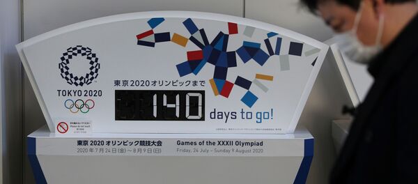 Часы с обратным отсчетом до старта Олимпийских игр-2020 - Sputnik Беларусь