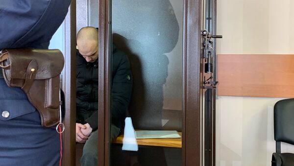 Обвиняемый в зале суда - Sputnik Беларусь