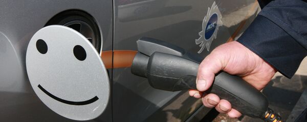 Работа заправочных станций для электромобилей - Sputnik Беларусь