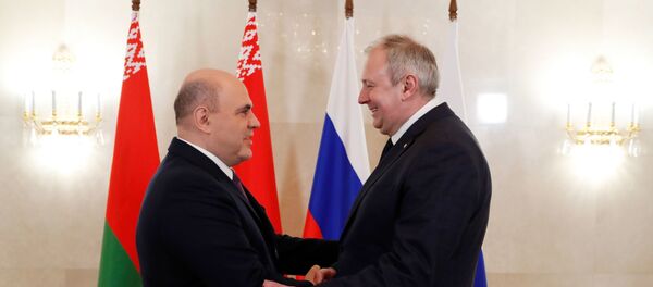 Встреча Михаила Мишустина и Сергея Румаса в Москве - Sputnik Беларусь