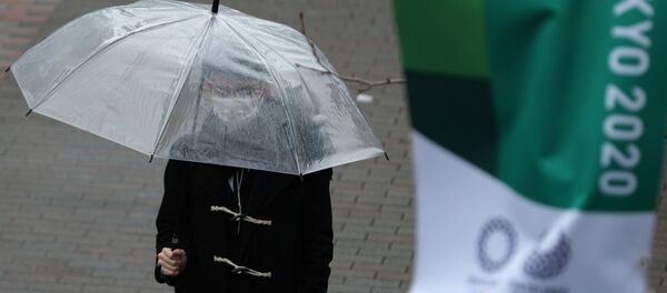 Вывеска с рекламой Олимпиады-2020 в Токио - Sputnik Беларусь