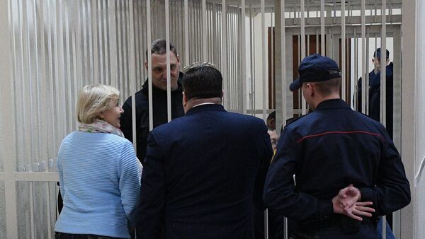 Обвиняемый Виталий Горбачев в суде - Sputnik Беларусь