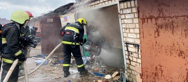 На месте взрыва - Sputnik Беларусь