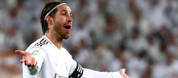 Футболист мадридского Реала Серхио Рамос - Sputnik Беларусь