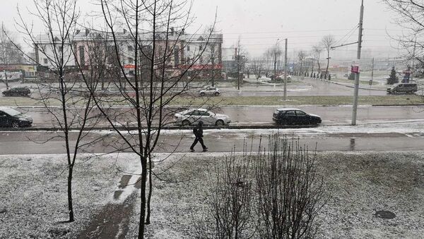 В Витебске выпал снег - Sputnik Беларусь