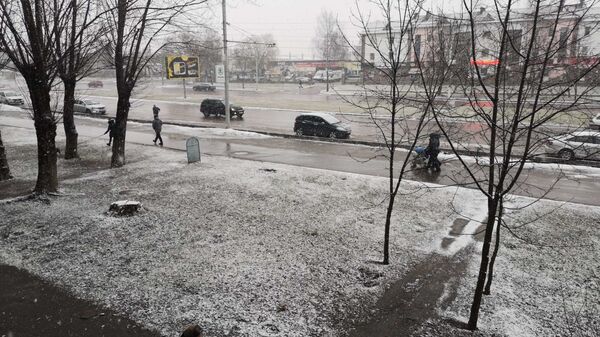 Опять зима? В Витебске выпал снег - Sputnik Беларусь