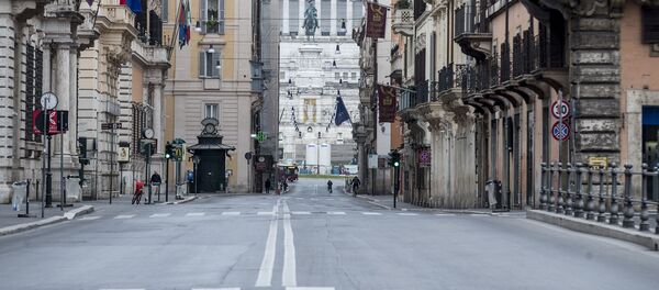 Пустые улицы в Италии Пустые улицы в Италии - Sputnik Беларусь