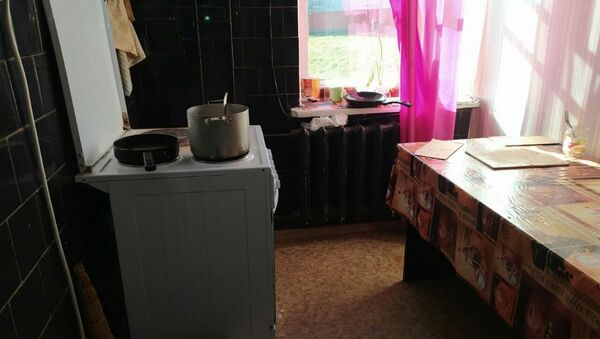 Кухня эвакуированного общежития - Sputnik Беларусь
