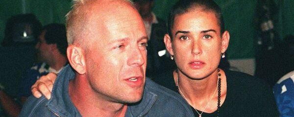 Брюс Уиллис и его жена, американская актриса Деми Мур - Sputnik Беларусь