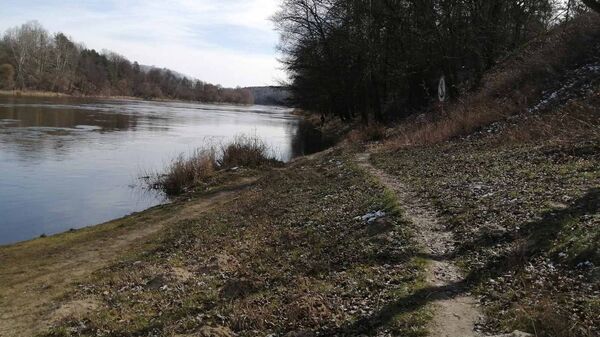 Река Неман, в которой был спрятан велосипед  - Sputnik Беларусь