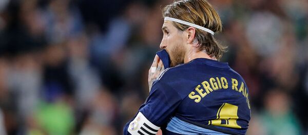 Испанский защитник Реала Серхио Рамос - Sputnik Беларусь