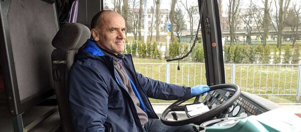 Водитель автобуса Ян - Sputnik Беларусь