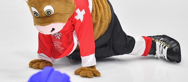 Маскот Чемпионата мира по хоккею в Швейцарии - Sputnik Беларусь