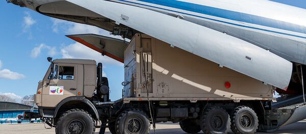 Самолеты Ил-76 ВКС России с военными специалистами и оборудованием - Sputnik Беларусь