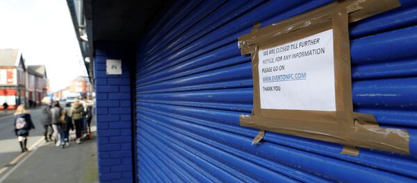 Закрытый стадион в Ливерпуле - Sputnik Беларусь