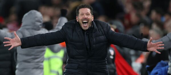 Главный тренер мадридского Атлетико Диего Симеоне Главный тренер мадридского Атлетико Диего Симеоне - Sputnik Беларусь