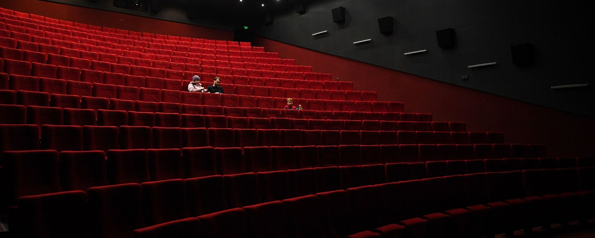 Зрители перед началом сеанса в кинотеатре - Sputnik Беларусь, 1920, 01.04.2020