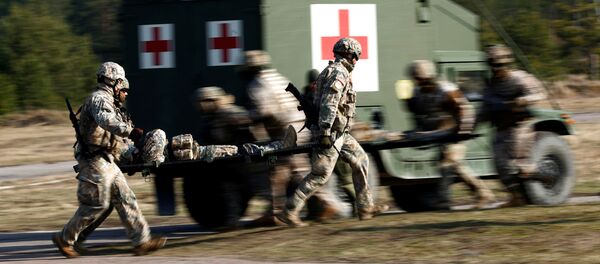 Латвийские военнослужащие, архивное фото - Sputnik Беларусь