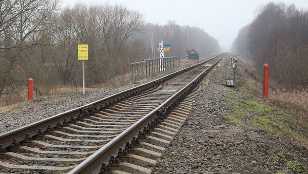 Железная дорога на границе с Украиной - Sputnik Беларусь