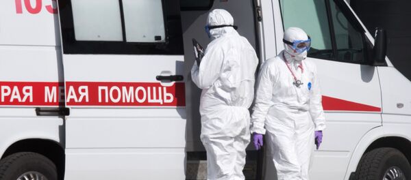 Больница в Коммунарке для пациентов с подозрением на коронавирус - Sputnik Беларусь