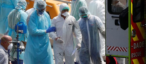 Вспышка COVID-19 в Майами - Sputnik Беларусь